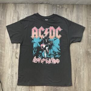 AC/DC Tshirt Blow Up Your Video Tshirt Dark Gray Mens Medium